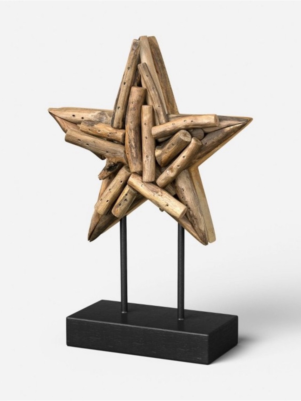 Threshold driftwood star decor free standing NEW NWT
